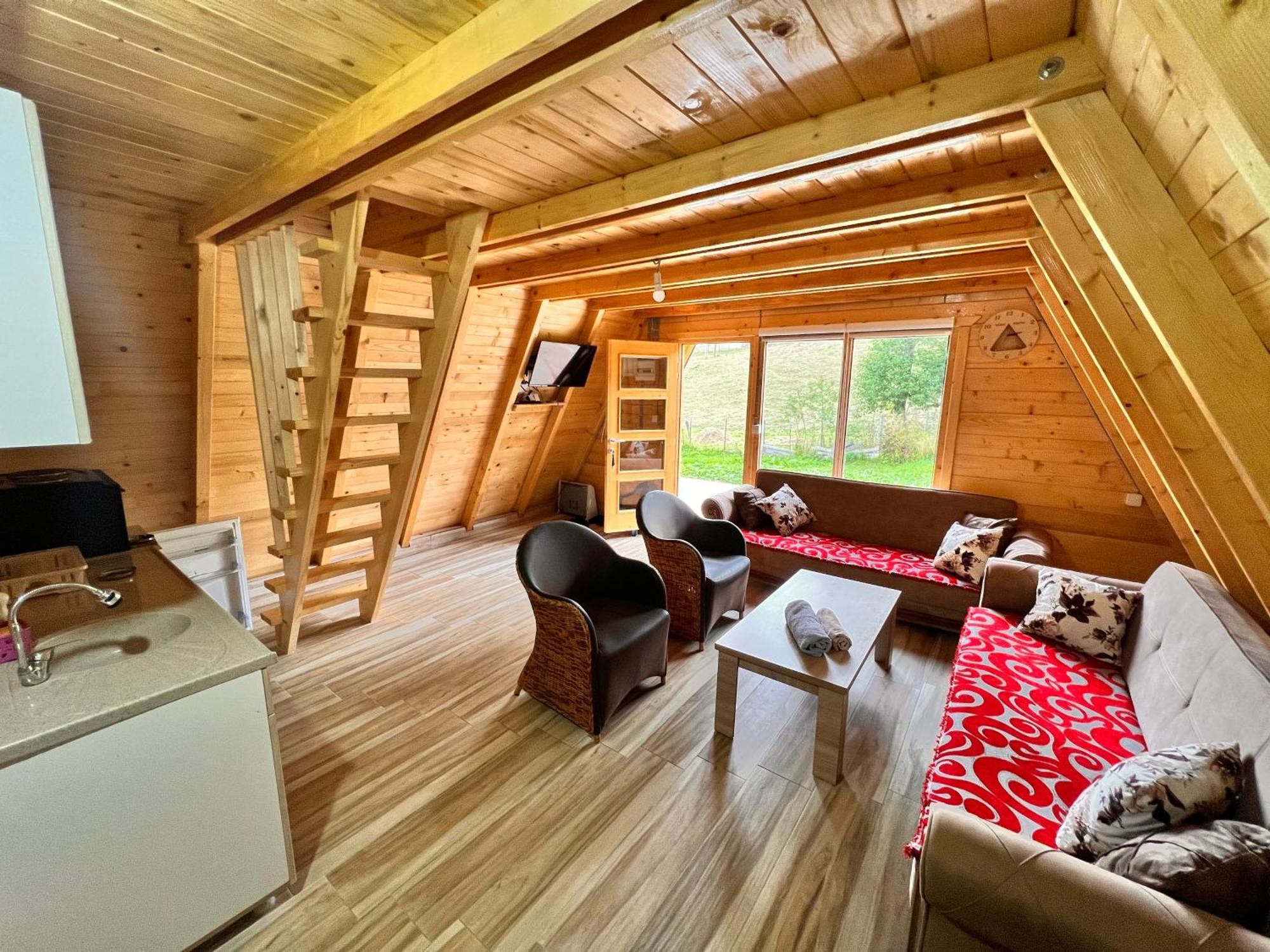 cozy A-frame -House, 55qm, big balcony Boge Exterior foto