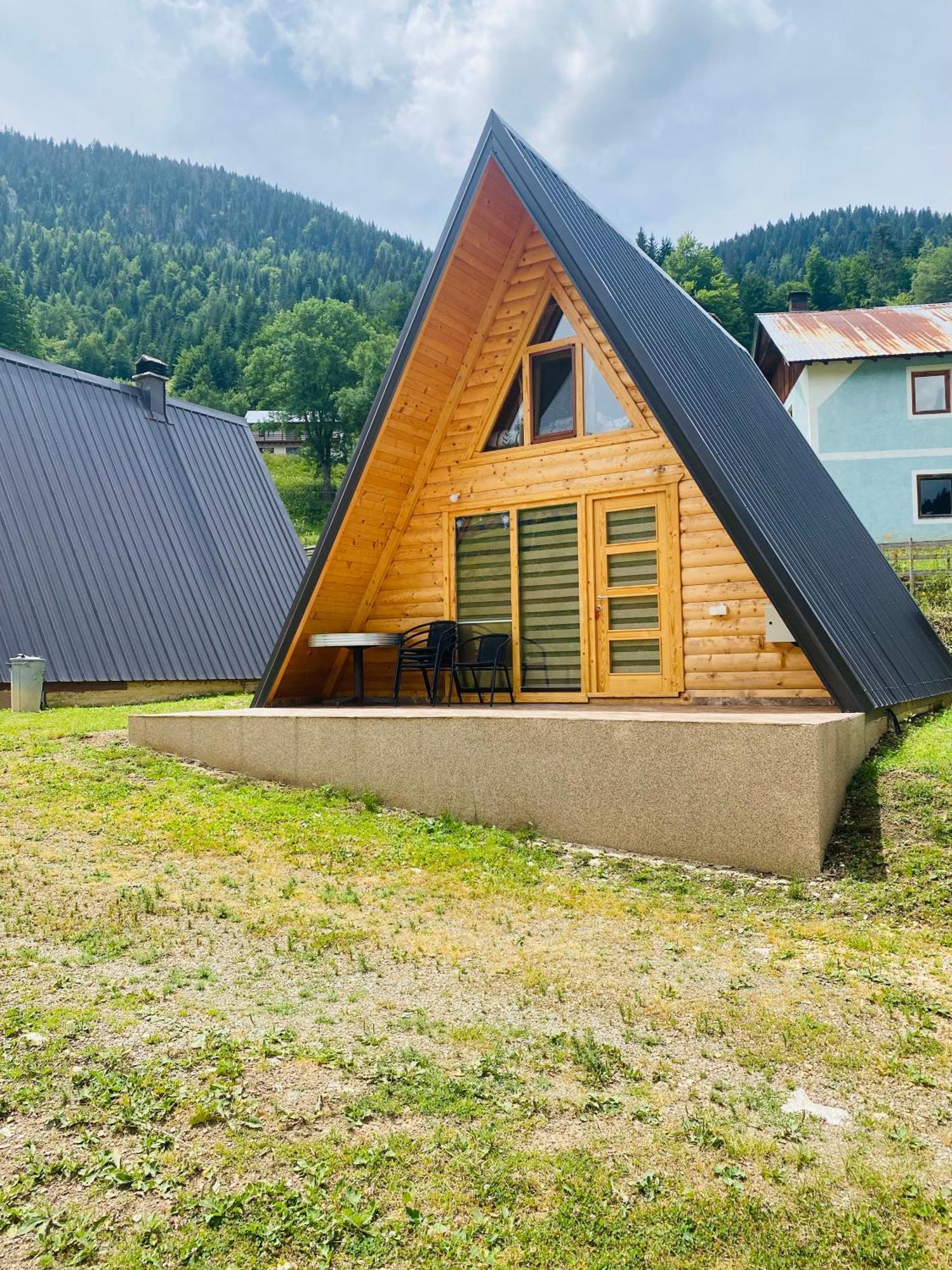 cozy A-frame -House, 55qm, big balcony Boge Exterior foto